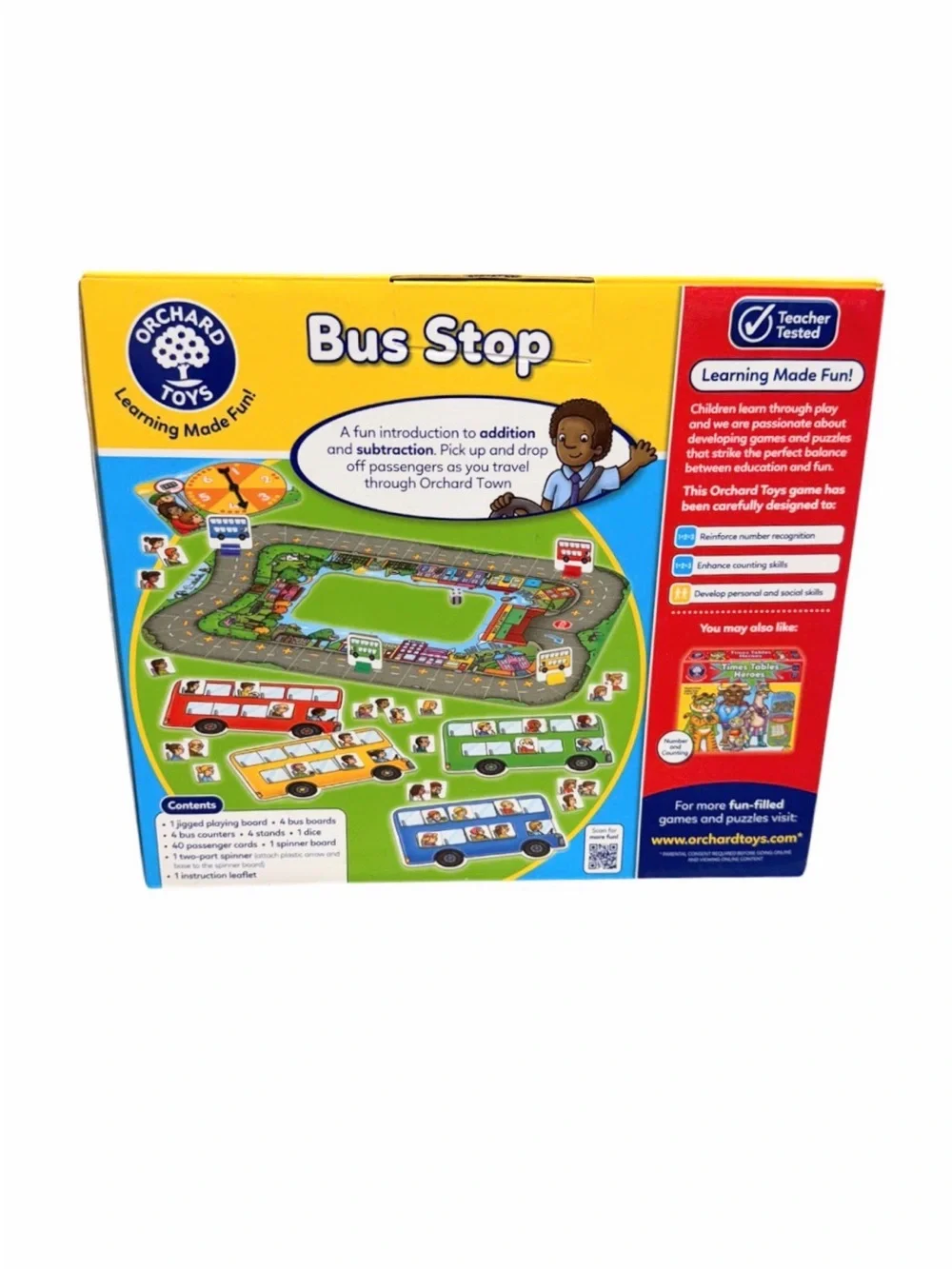 Orchard Toys Bus Stop Board Game | Educational Math Game